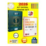 Toprak Yayın 2026 Ayt Sayısal 5 Li Deneme+3D 2026 Ayt Sayısal Simulasyon 5 Li Deneme Set+Kalem
