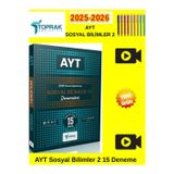 Toprak Yayıncılık 2026 Ayt Sosyal Bilimler 2 Denemesi 15 Li Ösym Tarzı + Android Dokunmatik Kalem