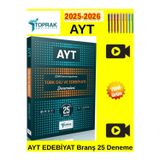 Toprak Yayıncılık 2026 Ayt Türk Dili Edebiyatı 25 Li Deneme Sınav Odaklı + Android Dokunmatik Kalem