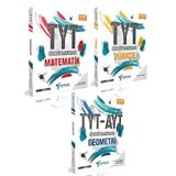 Toprak Yayınları 2025 TYT Matematik Türkçe ve TYT AYT Geometri Soru Bankası 3 Kitap Set