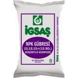 ToprakaLı Gübre 50KG Igsaş 15.15.15 Kükürtlü Kompoze Taban Gübre