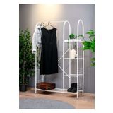 toprakhome Bohem5 Beyaz Elbise Askılığı Metal Askılık Dekoratif Portmanto Açık Gardrop ve Ayakkabılık