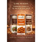 Topraklanma Ve İç Huzur Yağ Seti (Acıbadem Yağı & Sığla Ağacı Yağı & Tesbih Ağacı Yağı)