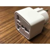 Topraklı Uzun Beyaz Üniversal Ingiliz Çevirici Beyaz Erkek Elektrik Priz Dönüştürücü