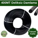 Topraksız Market 16MM Düz Damla Sulama Borusu 400 Metre Ana Hat Hortum ( Kaliteli)