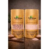 topraktan hasat odağında lezzet gizli Himalaya Kaya Tuzu 2 Kg (Granül + Öğütülmüş) Doğal İyotsuz
