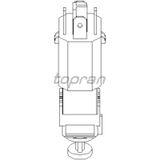 TOPRAN-206844001 FREN MUSURU (OPEL: CORSA C-COMBO)