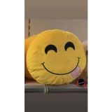 Toprock Store Dil Çıkartan Emoji Yastık Peluş Oyuncak Büyük 35 Cm
