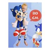 Toprock Store Sonic Peluş Oyuncak 80 Cm Dev Boy En Büyük Boy Hediyelik Uyku Arkadaşı