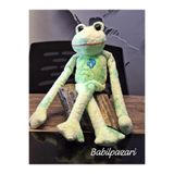 TOPROCKSTORE Cam Göz Elleri Yapışkan Kurbağa Peluş Oyuncak, 45 cm, Yeşil, Unisex