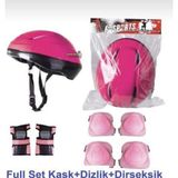 Toprockstore Cocuk Kask Paten Kaykay Bisiklet Koruyucu Set