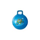 TOPROCKSTORE Çocuk Zıplama Topu, Kanguru Plates Topu, 50-55 cm, Mavi, Pompa Hediyeli