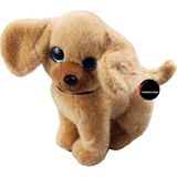 Toprockstore Havlayan Ayakta Durabilen Sesli Köpek Peluş Oyuncak Uyku Arkadaşı Hediyelik Peluş 35 Cm