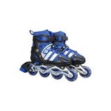 TOPROCKSTORE Işıklı 4 Tekerlekli Quad Çocuk Pateni, Mavi, 30-33 Beden