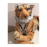 TOPROCKSTORE Kaplan Peluş Oyuncak, Büyük Boy, Kahverengi, 3+ Yaş