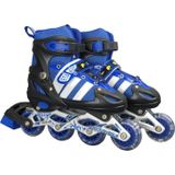 Toprockstore Mavi Işıklı Ayarlanabilir 4 Tekerli Alıştırma Çocuk Pateni 30-33