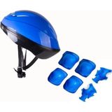 Toprockstore Mavi Koruyucu Kask Dirseklik Dizlik Dirseklik Takım Set Scooter Koruyucu Aksesuarlar
