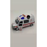 TOPROCKSTORE Metal Ambulans Oyuncak, Işıklı Sesli, İlk Yardım Aracı, Çok Renkli