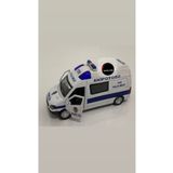 TOPROCKSTORE Metal Polis Arabası Oyuncak Işıklı Sesli Ekip Otosu