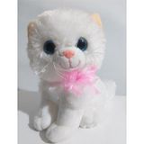 Toprockstore Oyuncak Pelüş Miyavlayan Kedi Papyonlu 30 Cm