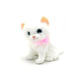 TOPROCKSTORE Oyuncak Pelüş Miyavlayan Kedi Papyonlu Boyu 30 cm