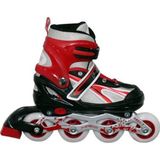 Toprockstore Paten Ayarlabilir Işıklı Metal Alıştırma Pateni 34-37