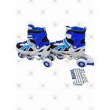 Toprockstore Paten Ayarlanabilir 2 1 Işıklı Metal Gövde Alıştırma Mia Pateni Çanta Hediyeli Işıklı Paten 30-33