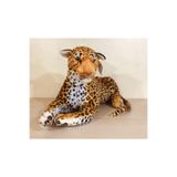 TOPROCKSTORE Peluş Kaplan Dev Boy 60 cm, Kahverengi, Unisex