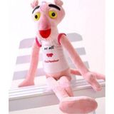 Toprockstore Pembe Panter Tişörtlü 55 Cm Peluş Pembe Panther Oyuncak Pembe Panter Peluş Oyuncak 50 Cm