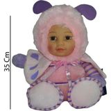 Toprockstore Sevimli Bebek Yüzlü Peluş Kelebek Uyku Arkadaşı 35 cm