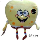 Toprockstore Sünger Bob Peluş Oyuncak Organik Kumaş 35 cm Hediyelik Uyku Arkadaşı
