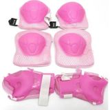 Toprockstore Yüksek Korumalı 6'lı Paten,Scooter,Bisiklet Koruma Set Dizlik Dirseklik Koruyucu Set