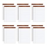 TOPS 8,5 x 11 Yasal Ped, 12'li Paket, The Legal Pad Markası, Geniş Çizgili, Beyaz Kağıt, Yazı Defteri Başına 50 Yaprak, ABD'de Üretilmiştir (7533)