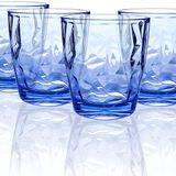Topsky 10 oz Plastik Su Bardakları | 4'lü Şeffaf Kırılmaz İçecek Bardağı Seti Şeffaf Akrilik Yeniden Kullanılabilir Meyve Suyu Şarap Bardakları Ev Piknik Partisi için, Bulaşık Makinesinde Yıkanabilir,