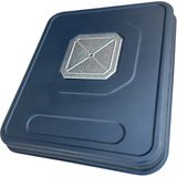 Topsöken Soba Altı Mat Siyah Sac Isı Yalıtımlı Kalın 45 x 60 cm - STANDART
