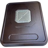 Topsöken Soba Altı Sac Isı Yalıtımlı Kalın 45 x 60 cm Kahverengi - 1 Adet