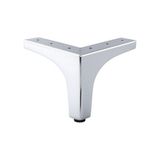 Toptan Budur 10 cm Gümüş Metal Dayanıklı On Krom Metal Mobilya Ayağı Modern Üçgen Koltuk Sehpa Masa Tv � - diğer - standart