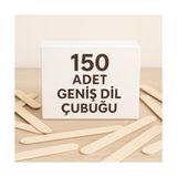 Toptan Budur 150 Adet Ahşap Büyük Geniş Dil Çubuğu Abeslang Dondurma Dil Basma Ağda Çubuğu - standart