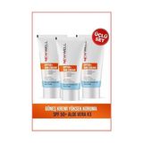Toptan Budur 3 Adet Yüksek Korumalı Güneş Kremi Spf 50+ Aloe Vera, T100088 - standart