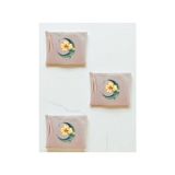 Toptan Budur Ay ve Çiçek Baskılı 3'lü Makyaj Çantası 20X25 cm LH92740829352354234 - .