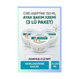 Toptan Budur Ayak Bakım Kremi 150 Ml, 3'lü Set, Aloe Vera - standart