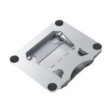 Toptan Budur DYT-815 Metal Ergonomik Macbook Uyumlu Katlanabilir Laptop Standı (Silver) - standart