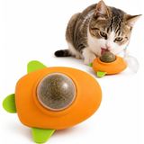 Toptan Budur Kedi Nanesi Oyuncağı; Kedi Otu Içeren 360° Dönen Catnip Topu, Duvara Yapışan Yalama ve Isır - standart