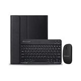Toptan Budur Kılıf; Samsung Galaxy Tab A8 SM-X200 10.5 (2021) Bluetooth Klavye ve Mouse + Standlı, Bkk6 - standart