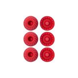 Toptan Budur Kırmızı; Silikon Mini Kek ve Muffin Kalıbı, 7x3 Cm, Bpa Içermez, Fırında Kullanılır, Maki - standart
