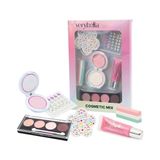 Toptan Budur VRB83000 Güzellik Seti, Saç Tebeşiri, Far, Yüz Boyası, Lip Gloss ve Sticker - .