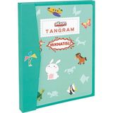 Toptan Bulurum 03 569 Ahşap Manyetik Tangram - Oyuncak - Tek