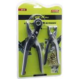Toptan Bulurum 2li Set 6 Dişli Metal Kemer Delme Pensesi Perçin Pensesi Gold Perçin