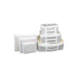 Toptan Bulurum Bavul İçi Düzenleyici Valiz Organizer 6 lı Set - Çizgili