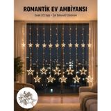 Toptan Bulurum İç Mekan Uyumlu Yıldız Peri Led Perde 3x3 Metre Yeni Nesil